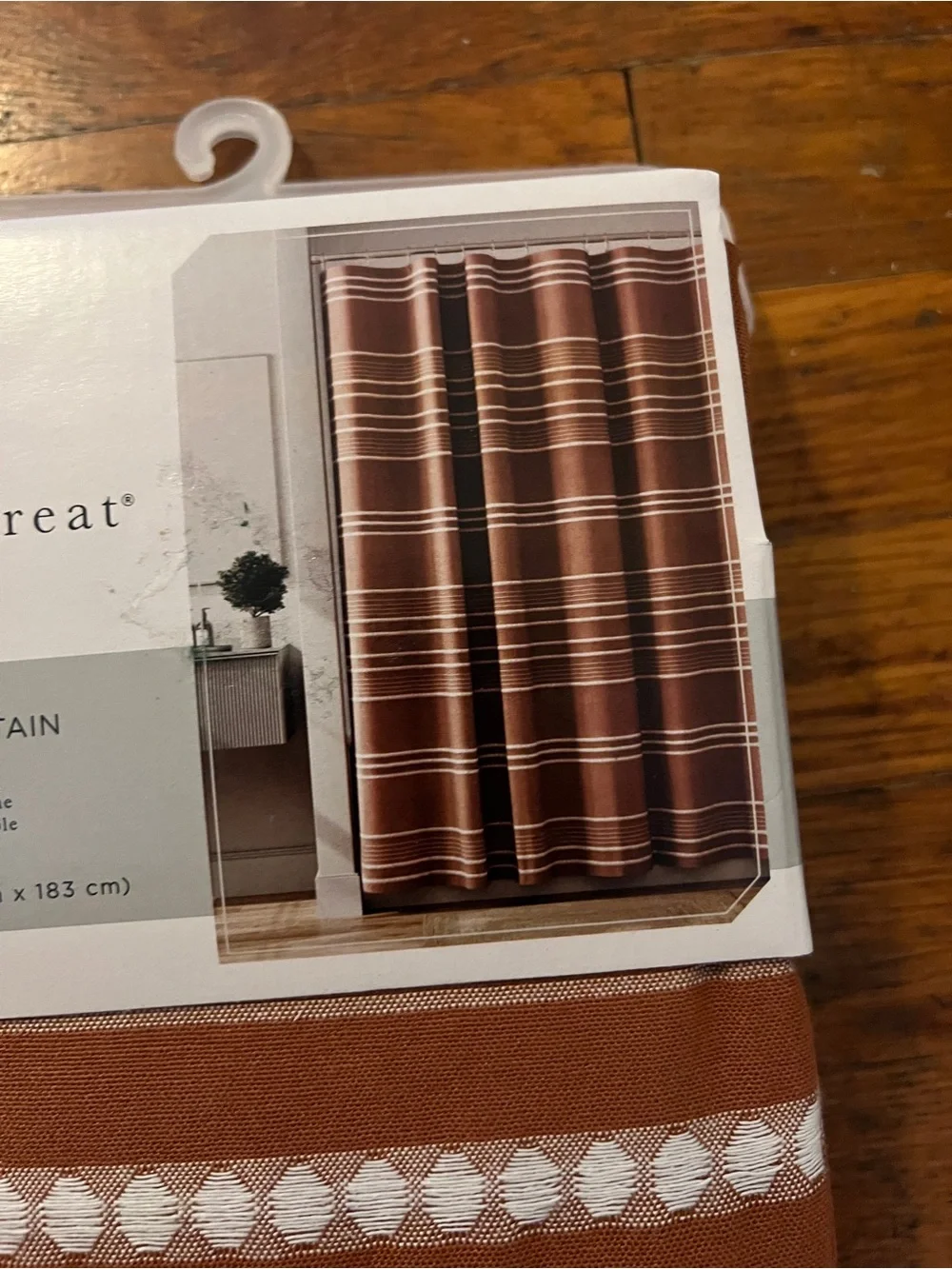 Room & Retreat Shower Curtain New